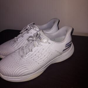 Skechers Women's Slip‑Ins Sneakers 9.5M Pickleball Viper Court Reload White